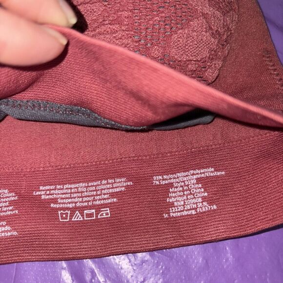 Brand New Rhonda Sheer Bra Size XS Set of 2 Pink & Brown Removable Pads Lace NEW - Picture 5 of 6